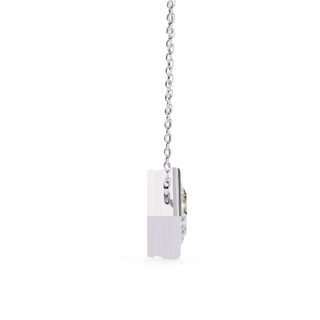 Modern Princess Pendant by Aupulent Jewellery 100% certified lab grown diamonds