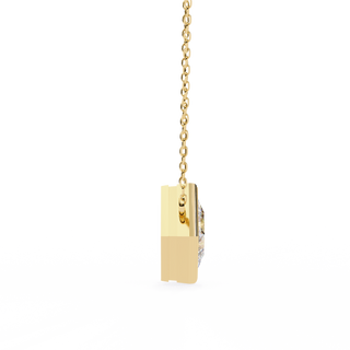 Modern Princess Pendant by Aupulent Jewellery 100% certified lab grown diamonds