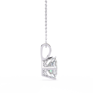 Princess Statement Pendant by Aupulent Jewellery 100% certified lab grown diamonds