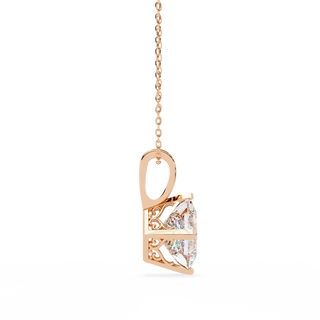 Princess Statement Pendant by Aupulent Jewellery 100% certified lab grown diamonds