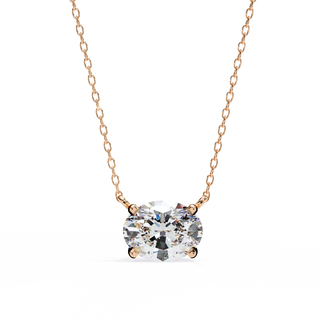 Oval Drop Pendant by Aupulent Jewellery 100% certified lab grown diamonds