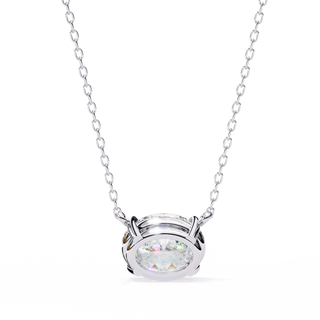 Oval Drop Pendant by Aupulent Jewellery 100% certified lab grown diamonds