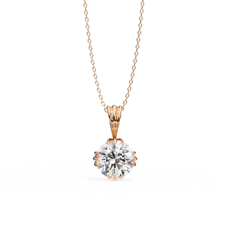 Round Statement Pendant by Aupulent Jewellery 100% certified lab grown diamonds