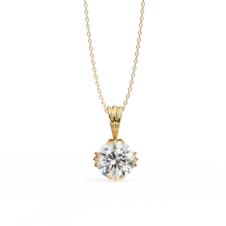 Round Statement Pendant by Aupulent Jewellery 100% certified lab grown diamonds