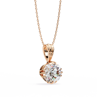 Round Statement Pendant by Aupulent Jewellery 100% certified lab grown diamonds