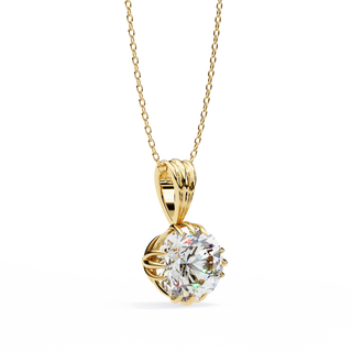 Round Statement Pendant by Aupulent Jewellery 100% certified lab grown diamonds