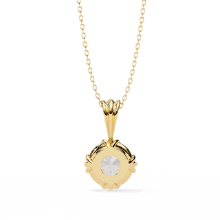 Round Statement Pendant by Aupulent Jewellery 100% certified lab grown diamonds