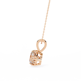 Round Statement Pendant by Aupulent Jewellery 100% certified lab grown diamonds