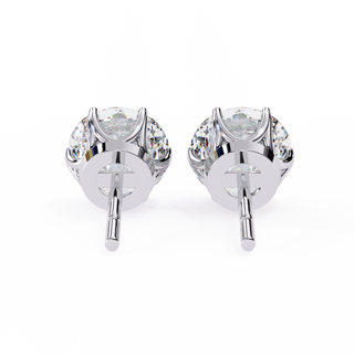 Premium Round Lab Grown Diamond Studs by Aupulent Jewellery 100% certified lab grown diamonds