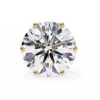 Premium Round Lab Grown Diamond Studs by Aupulent Jewellery 100% certified lab grown diamonds