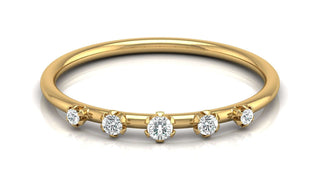 The Riveting Petaloid Ring by Aupulent Jewellery 100% certified lab grown diamonds