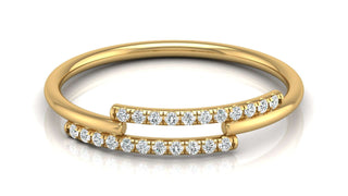The Hera Gold Ring by Aupulent Jewellery 100% certified lab grown diamonds