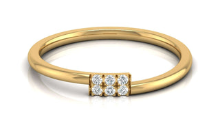 The Twinkling Cluster Ring by Aupulent Jewellery 100% certified lab grown diamonds
