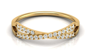 The Starry Twists Ring by Aupulent Jewellery 100% certified lab grown diamonds