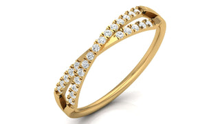 The Starry Twists Ring by Aupulent Jewellery 100% certified lab grown diamonds