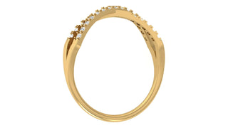 The Starry Twists Ring by Aupulent Jewellery 100% certified lab grown diamonds
