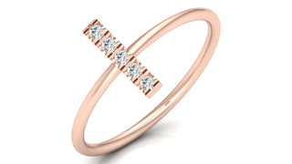 The Minimal Bling Ring by Aupulent Jewellery 100% certified lab grown diamonds