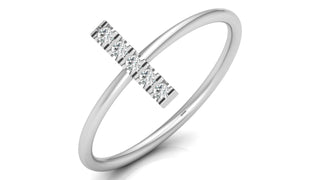 The Minimal Bling Ring by Aupulent Jewellery 100% certified lab grown diamonds