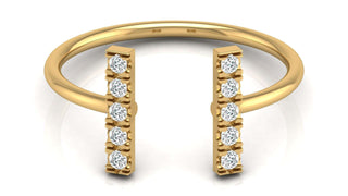 The Poseidon Platinum Ring by Aupulent Jewellery 100% certified lab grown diamonds