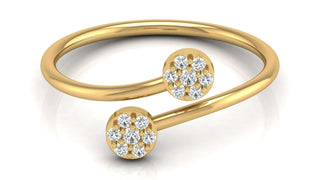 The Knotted Celeste Ring by Aupulent Jewellery 100% certified lab grown diamonds