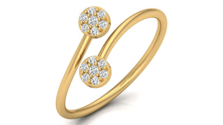The Knotted Celeste Ring by Aupulent Jewellery 100% certified lab grown diamonds