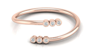 The Swirly Wreath Ring by Aupulent Jewellery 100% certified lab grown diamonds
