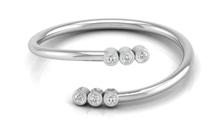 The Swirly Wreath Ring by Aupulent Jewellery 100% certified lab grown diamonds