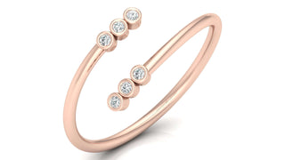 The Swirly Wreath Ring by Aupulent Jewellery 100% certified lab grown diamonds