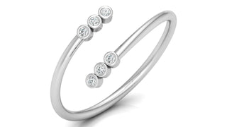The Swirly Wreath Ring by Aupulent Jewellery 100% certified lab grown diamonds