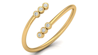 The Swirly Wreath Ring by Aupulent Jewellery 100% certified lab grown diamonds