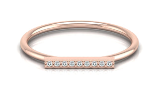 The Crescent Light Ring by Aupulent Jewellery 100% certified lab grown diamonds