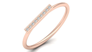 The Crescent Light Ring by Aupulent Jewellery 100% certified lab grown diamonds