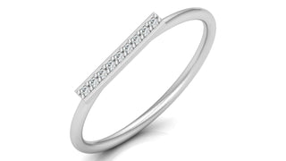 The Crescent Light Ring by Aupulent Jewellery 100% certified lab grown diamonds