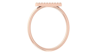 The Crescent Light Ring by Aupulent Jewellery 100% certified lab grown diamonds