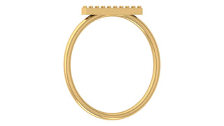 The Crescent Light Ring by Aupulent Jewellery 100% certified lab grown diamonds