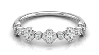 The Four-Leaf Clover Ring by Aupulent Jewellery 100% certified lab grown diamonds