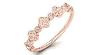 The Four-Leaf Clover Ring by Aupulent Jewellery 100% certified lab grown diamonds