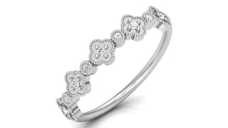 The Four-Leaf Clover Ring by Aupulent Jewellery 100% certified lab grown diamonds