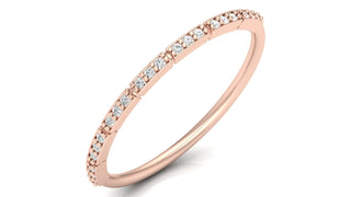 Delicate Diamond Eternity Ring by Aupulent Jewellery 100% certified lab grown diamonds