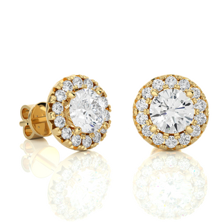 The Galactic Crown Studs by Aupulent Jewellery 100% certified lab grown diamonds
