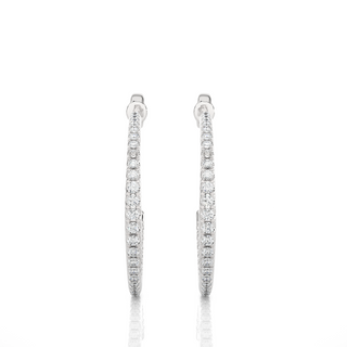 Hypnotic Half-Hoop Studs by Aupulent Jewellery 100% certified lab grown diamonds