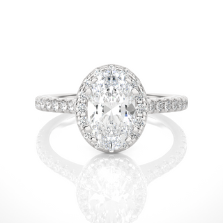 The Oval Elegance Ring by Aupulent Jewellery 100% certified lab grown diamonds