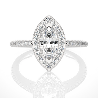 The Dramatic Marquise Ring by Aupulent Jewellery 100% certified lab grown diamonds