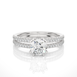 The Twin Halo Ring by Aupulent Jewellery 100% certified lab grown diamonds