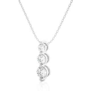 The Tri-Circular Eternity Pendant With Chain