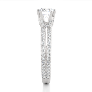 The Twin Halo Ring by Aupulent Jewellery 100% certified lab grown diamonds