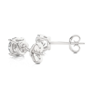 0.50 cts Round Earring Stud Modern 38636 Best Seller