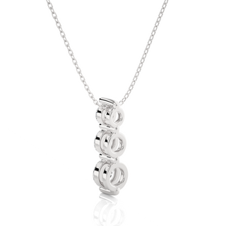 The Tri-Circular Eternity Pendant With Chain
