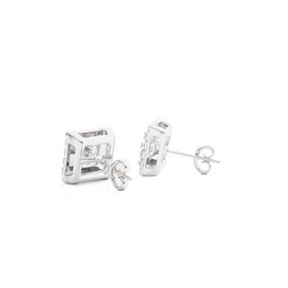 The Shining Square Studs by Aupulent Jewellery 100% certified lab grown diamonds