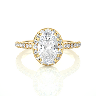 The Oval Elegance Ring by Aupulent Jewellery 100% certified lab grown diamonds